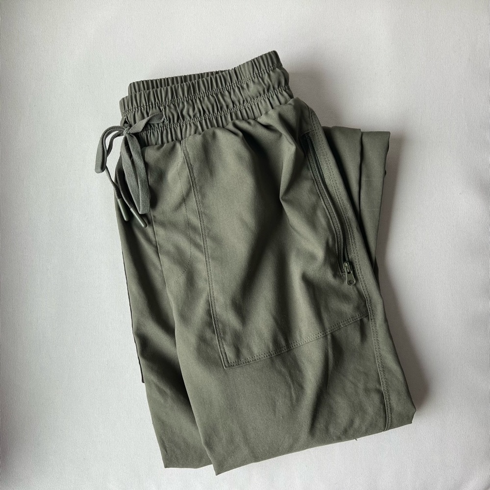 Olive Green Athletic Joggers